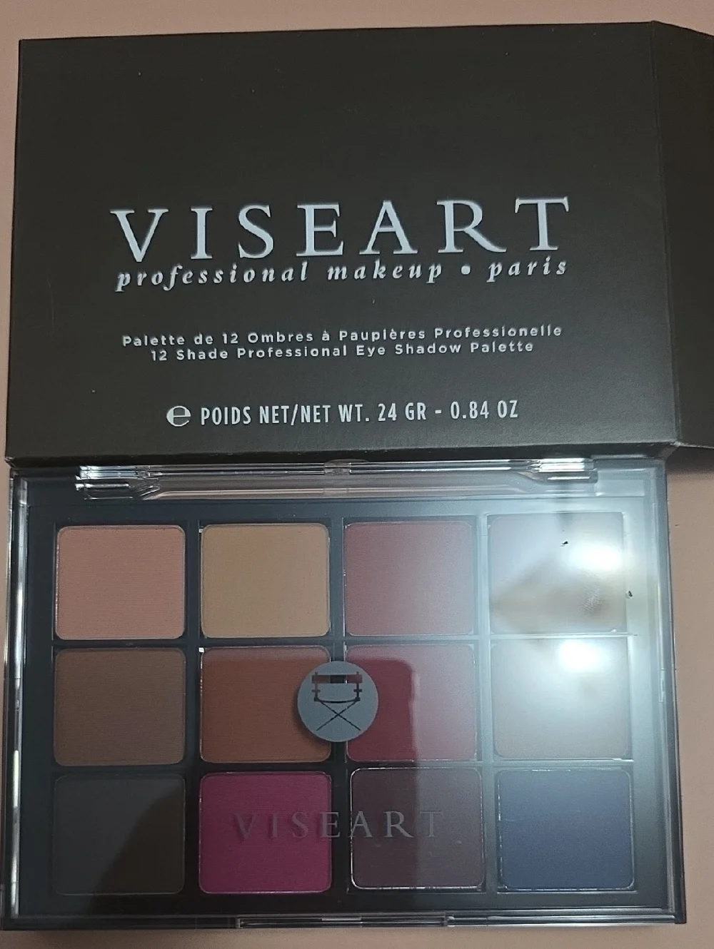 Viseart 12-Shade Eyeshadow Palette — Neutral Matte
